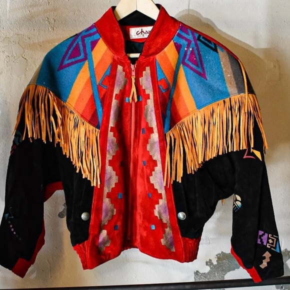 Char Jackets & Blazers - Vintage Char Leather and Wool Jacket